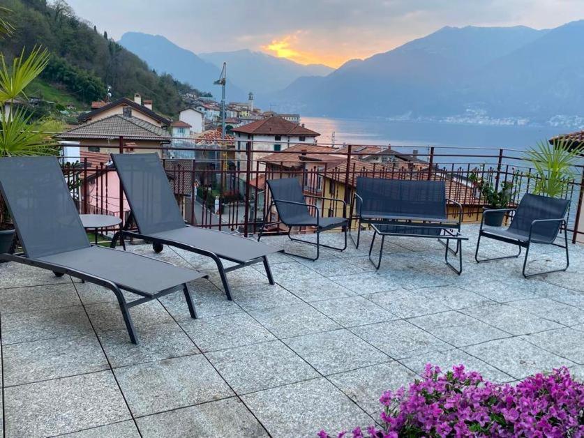 レッツェノTiziana Lake Como View Terracesアパートメント エクステリア 写真
