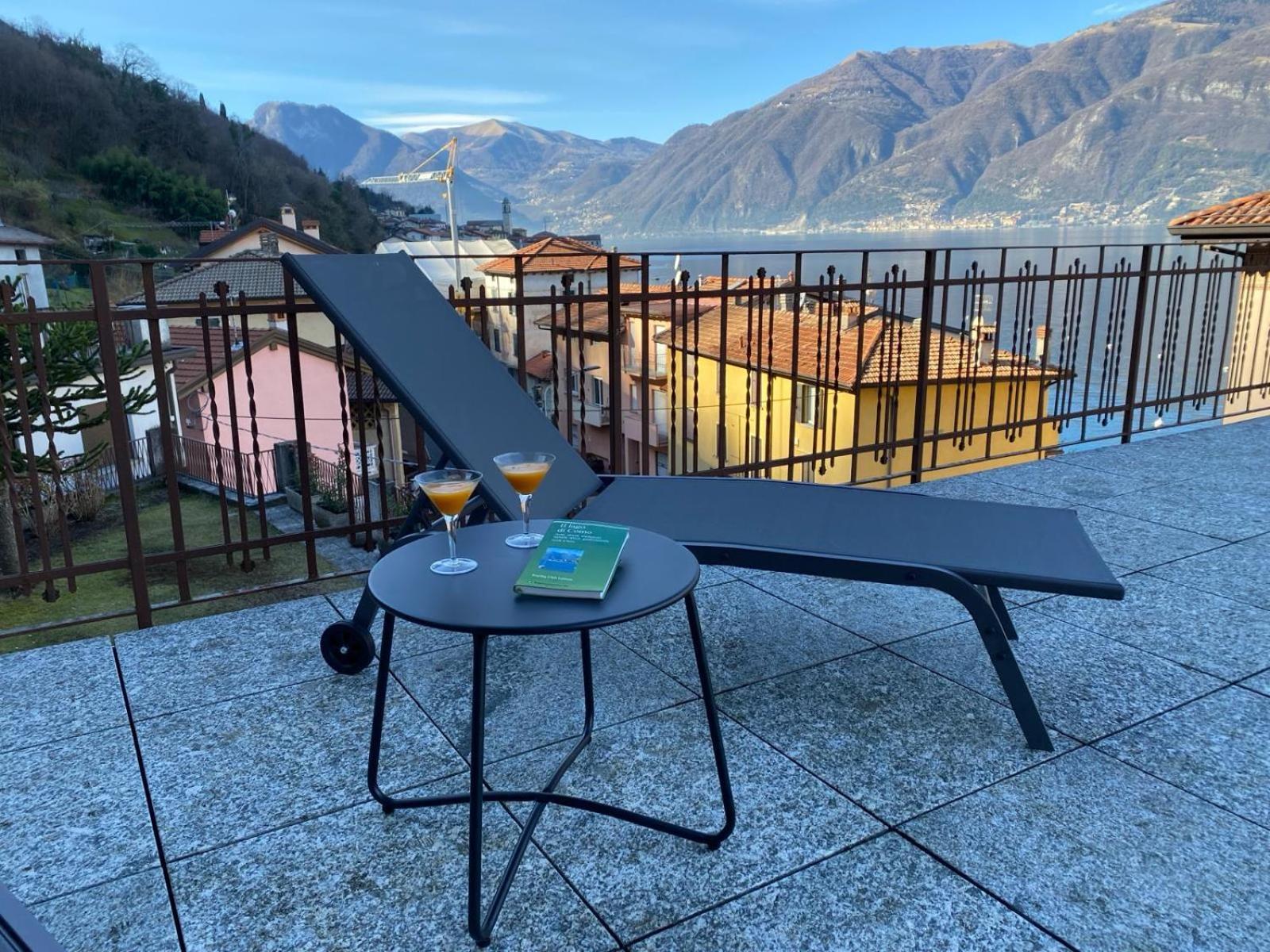 レッツェノTiziana Lake Como View Terracesアパートメント エクステリア 写真